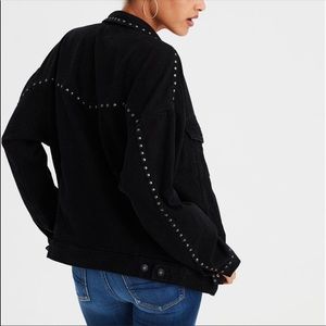 Black Denim Jean Jacket